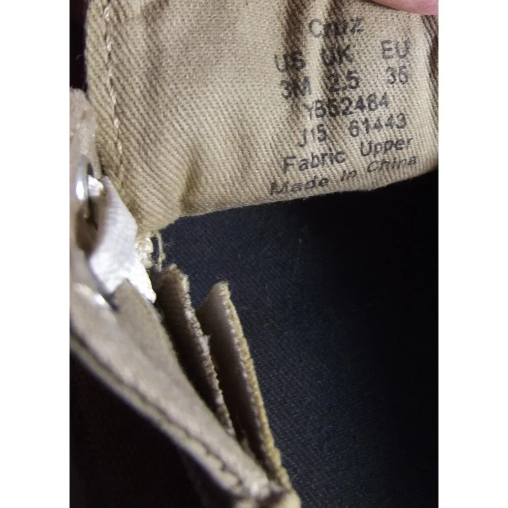 Sperry Topsider Youth 3M Cruz Boat Shoes - Khaki